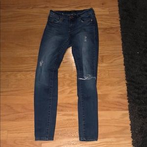 Piper skinny ripped skinny jeans